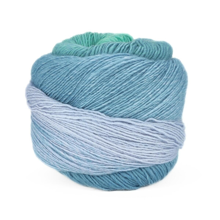 610 Пряжа Laines du Nord Poema, 150г - 600м, різнокольоровий, 100% вовна