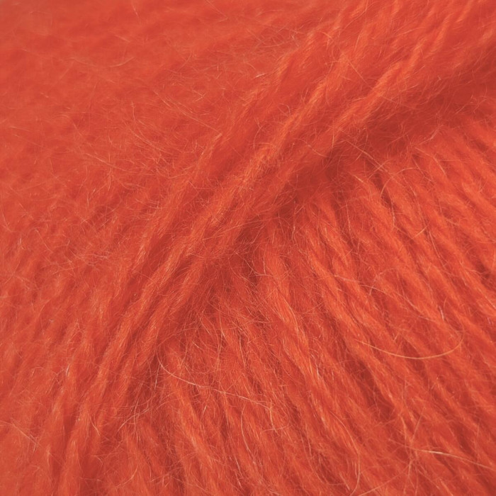 612 Пряжа Mondial Dolce Mohair, 50г - 150м, сицілійський апельсин, 60% кід мохер, 40% акрил