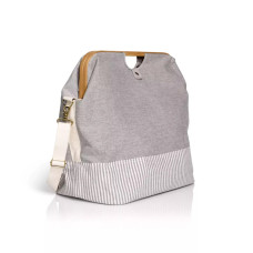 612561 Сумка Store & Travel 45х30х50 см, тканина/бамбук, сіра Prym