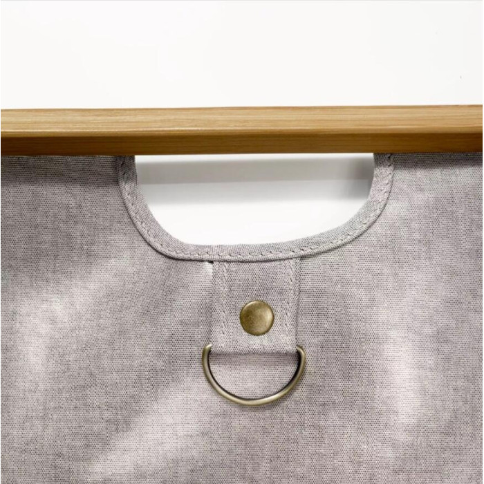 612561 Сумка Store & Travel 45х30х50 см, тканина/бамбук, сіра Prym