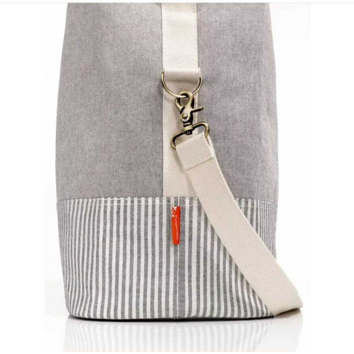 612561 Сумка Store & Travel 45х30х50 см, тканина/бамбук, сіра Prym