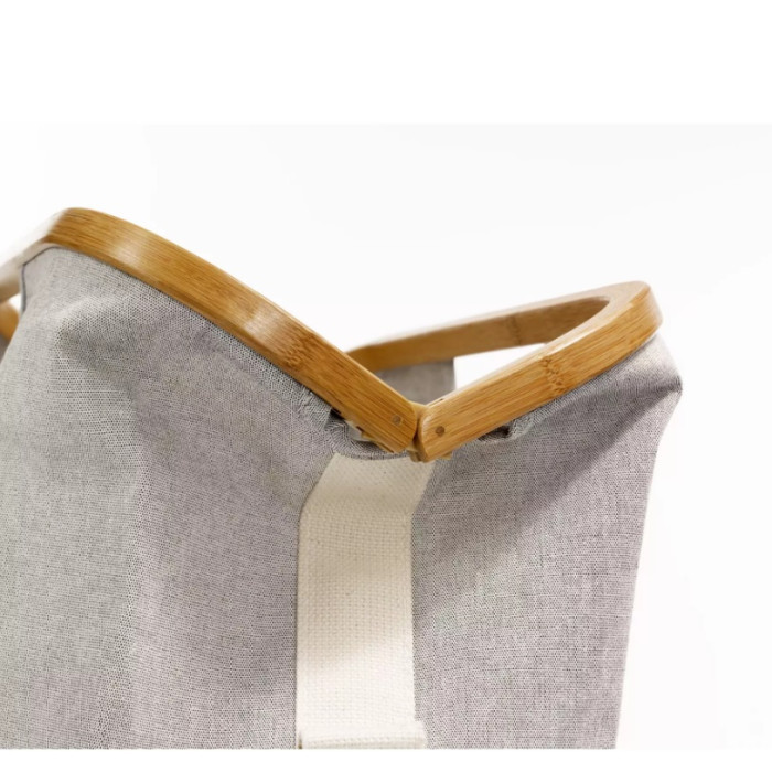 612561 Сумка Store & Travel 45х30х50 см, тканина/бамбук, сіра Prym