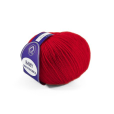614 Пряжа Campolmi Filati Baby, 50г - 200м, яскраво-червоний, 100% меринос