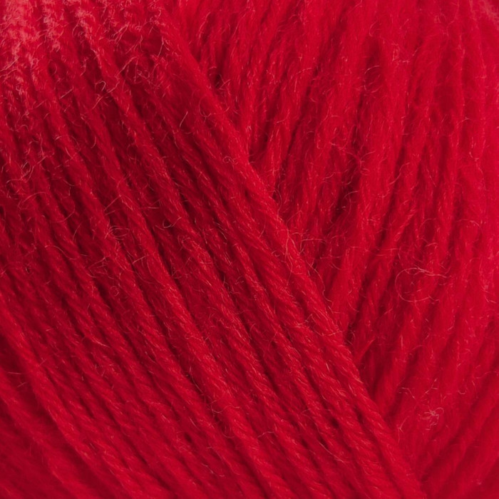 614 Пряжа Campolmi Filati Baby, 50г - 200м, яскраво-червоний, 100% меринос