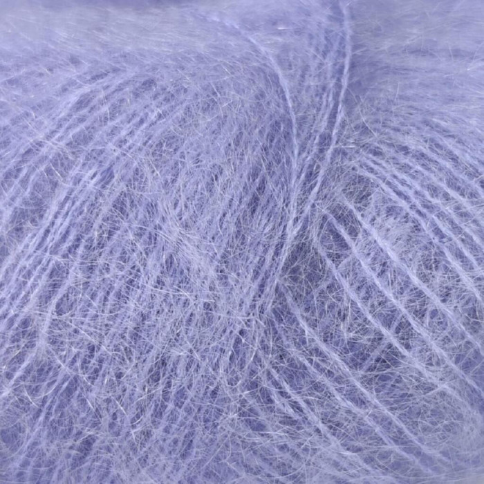 614 Пряжа Mondial Kid Seta, 25г - 210м, бузковий, 70% суперкід мохер, 30% шовк