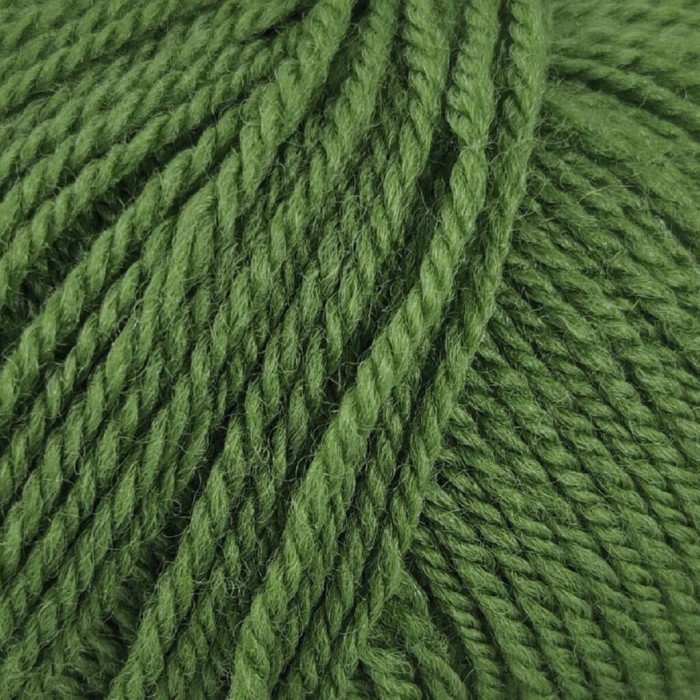 617 Пряжа Mondial BioLanaFine, 50г - 175м, зелений, 100% вовна