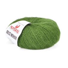 617 Пряжа Mondial Dolce Mohair, 50г - 150м, весняна трава, 60% кід мохер, 40% акрил