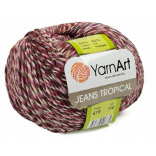 619 Пряжа Jeans Tropical 50гр - 160м (Різнокольорова) YarnArt