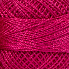 62 Муліне Art. 87 Pearl Cotton Luca-S, бавовна, 10 г, 80 м, колір червоно-рожевий