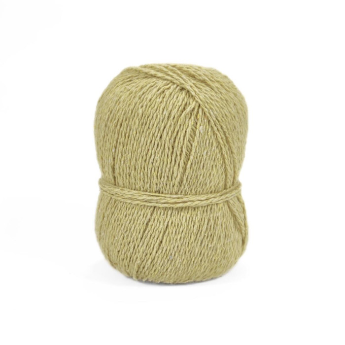 62 Пряжа Adriafil Fenice, 50г - 155м, блідо-жовтий, 80% бавовна перероблена, 15% бавовна, 5% інші волокна