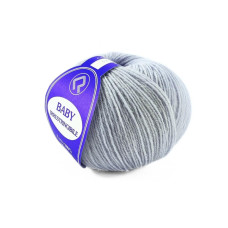620 Пряжа Campolmi Filati Baby, 50г - 200м, світло-сірий, 100% меринос