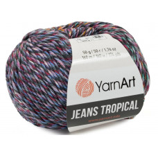 620 Пряжа Jeans Tropical 50гр - 160м (Різнокольорова) YarnArt