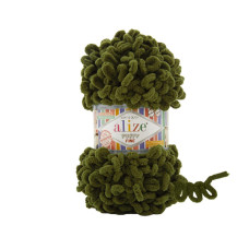 620 Пряжа Puffy Fine 100гр-14,5м (зелений). Alize