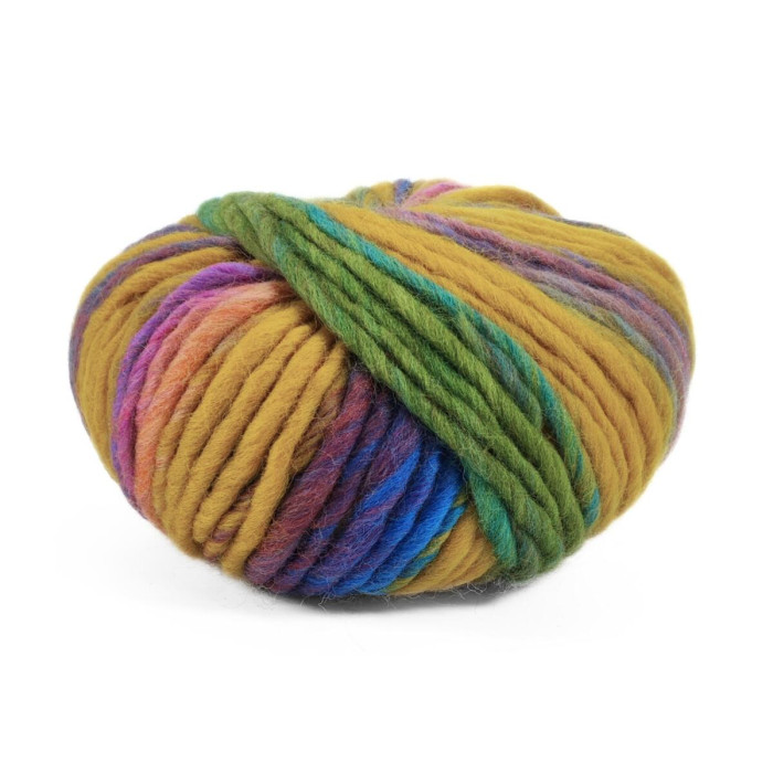 6(2025) Пряжа Laines du Nord Young Trendy, 80г - 100м, різнокольоровий, 100% вовна