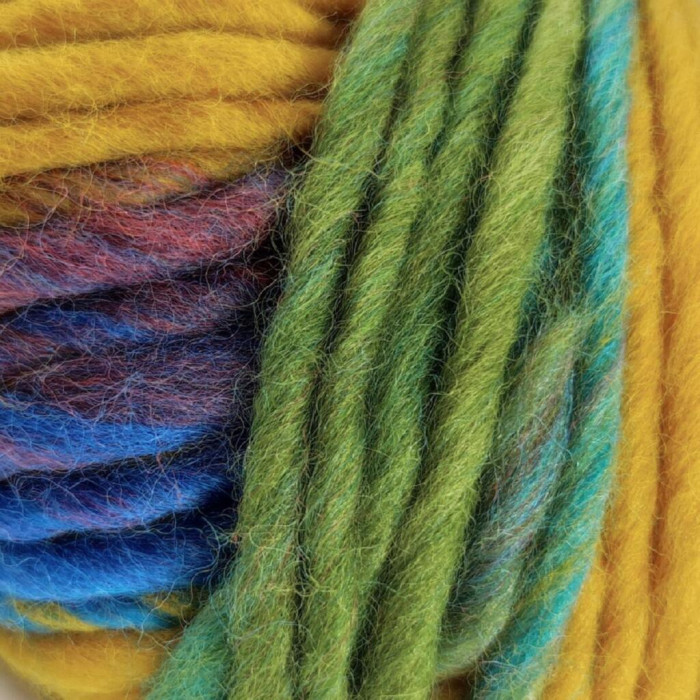 6(2025) Пряжа Laines du Nord Young Trendy, 80г - 100м, різнокольоровий, 100% вовна