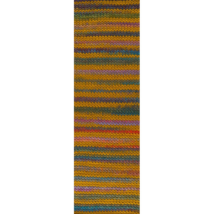 6(2025) Пряжа Laines du Nord Young Trendy, 80г - 100м, різнокольоровий, 100% вовна