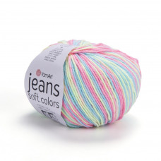 6204 Пряжа Jeans Soft Colors 50гр-160м (різнокольоровий). YarnArt