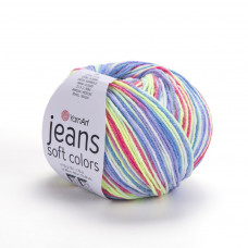 6207 Пряжа Jeans Soft Colors 50гр-160м (різнокольоровий). YarnArt