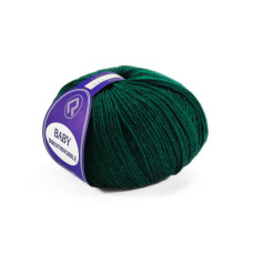 621 Пряжа Campolmi Filati Baby, 50г - 200м, темно-зелений, 100% меринос