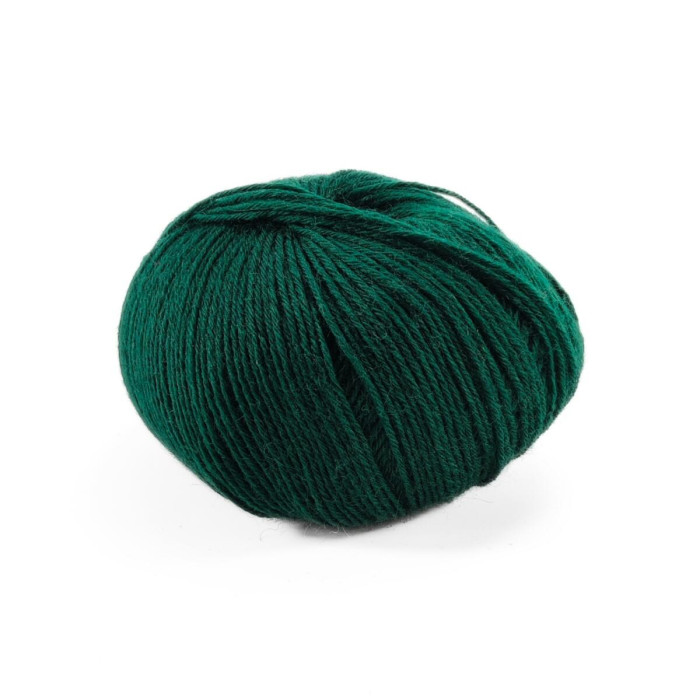 621 Пряжа Campolmi Filati Baby, 50г - 200м, темно-зелений, 100% меринос