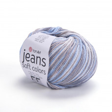 6210 Пряжа Jeans Soft Colors 50гр-160м (різнокольоровий). YarnArt