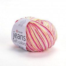 6214 Пряжа Jeans Soft Colors 50гр-160м (різнокольоровий). YarnArt