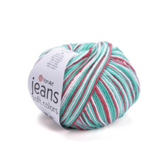 6215 Пряжа Jeans Soft Colors 50гр-160м (різнокольоровий). YarnArt