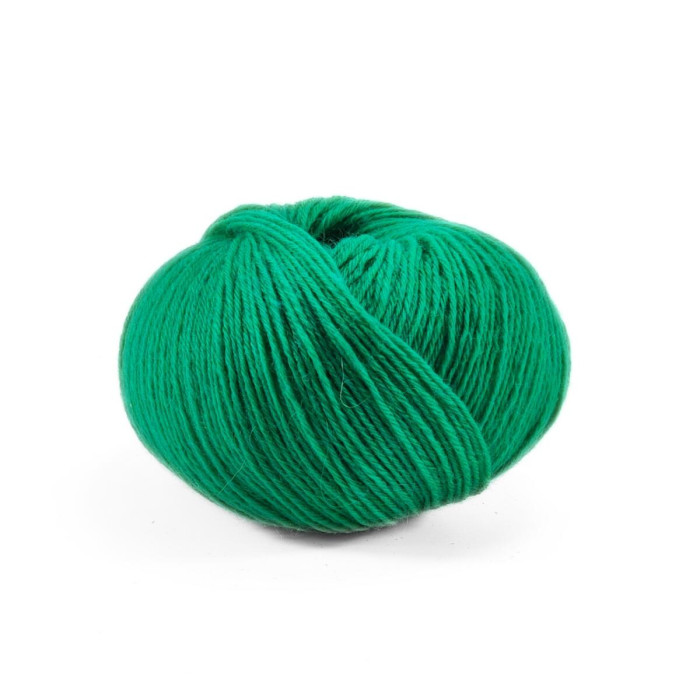622 Пряжа Campolmi Filati Baby, 50г - 200м, яскраво-зелений, 100% меринос