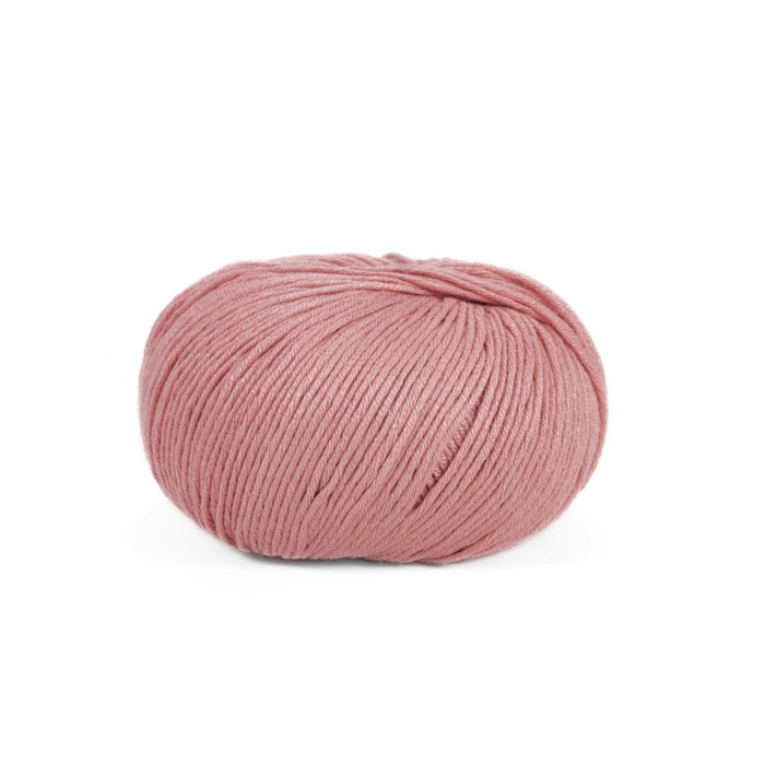 626 Пряжа Laines du Nord Baby Soft, 50г - 135м, бежево-рожевий, 50% бавовна органічна, 50% cоєві волокна