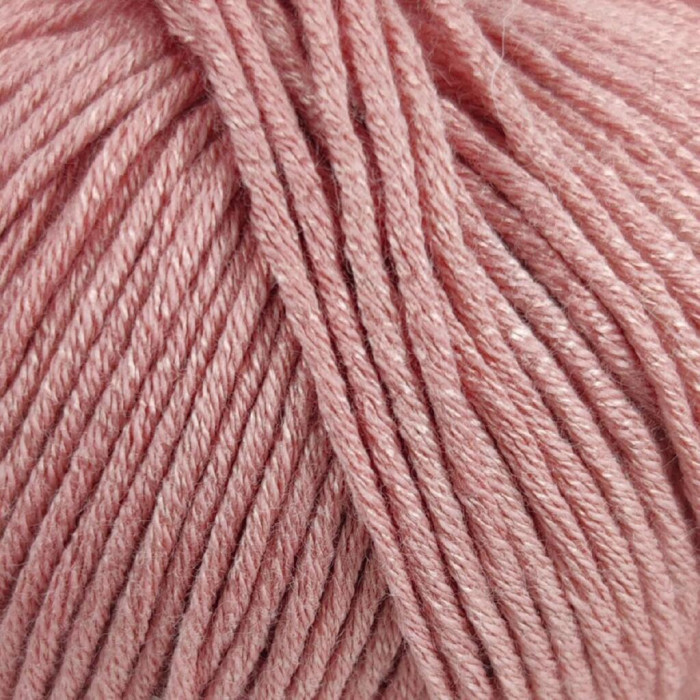 626 Пряжа Laines du Nord Baby Soft, 50г - 135м, бежево-рожевий, 50% бавовна органічна, 50% cоєві волокна