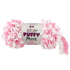 6267 Пряжа Puffy More 150гр-11,5м (різнокольорова). Alize