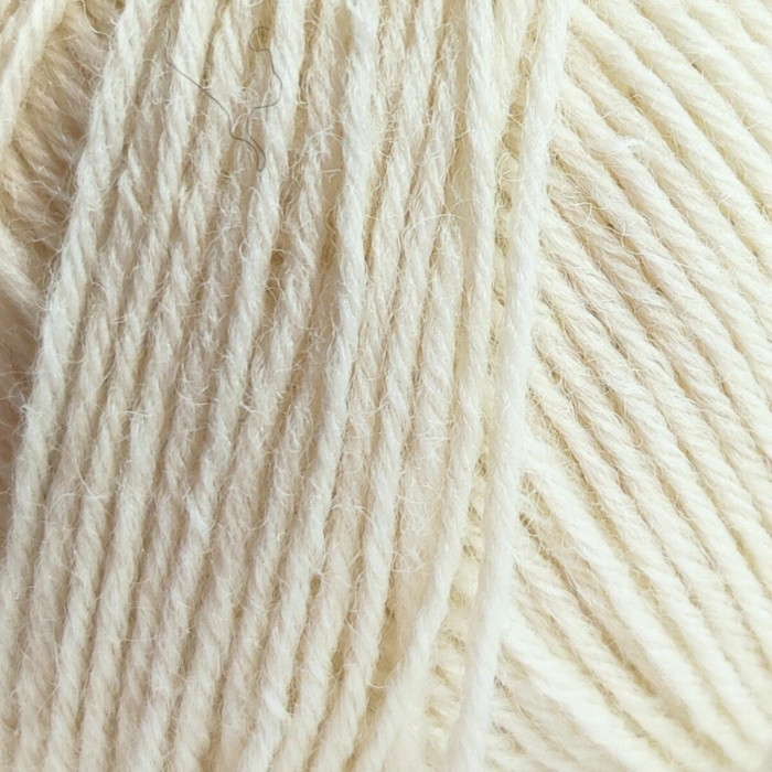627 Пряжа Campolmi Filati Baby, 50г - 200м, молочний, 100% меринос