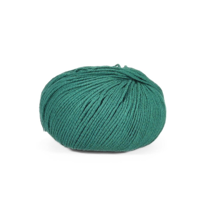 627 Пряжа Laines du Nord Baby Soft, 50г - 135м, смарагдовий, 50% бавовна органічна, 50% cоєві волокна