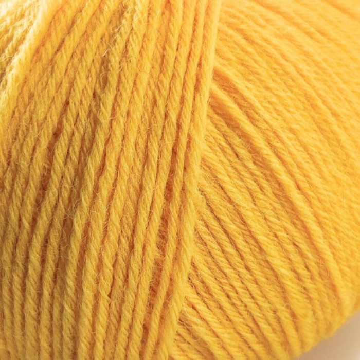 629 Пряжа Campolmi Filati Baby, 50г - 200м, жовтий, 100% меринос
