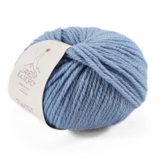 63 Пряжа Laines du Nord Twist, 100г - 125м, небесно-блакитний, 70% вовна, 30% акрил