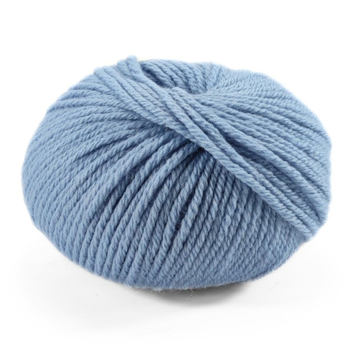 63 Пряжа Laines du Nord Twist, 100г - 125м, небесно-блакитний, 70% вовна, 30% акрил