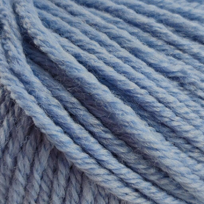 63 Пряжа Laines du Nord Twist, 100г - 125м, небесно-блакитний, 70% вовна, 30% акрил