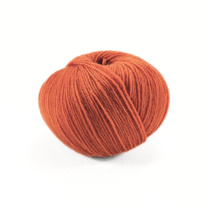 630 Пряжа Campolmi Filati Baby, 50г - 200м, теракотовий, 100% меринос
