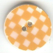 63015 Mill Hill Ґудзик Golden Checker, кераміка