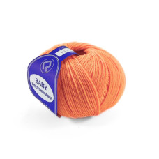 631 Пряжа Campolmi Filati Baby, 50г - 200м, помаранчевий, 100% меринос