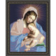 VKA3007 Мадонна с младенцем. ArtSolo. Схема на ткани для вышивания бисером
