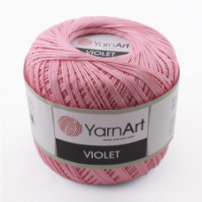 6313 Пряжа Violet 50гр - 282м (Світло-рожевий) YarnArt