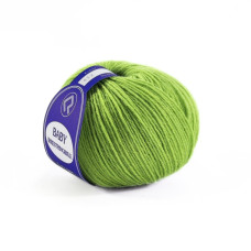 632 Пряжа Campolmi Filati Baby, 50г - 200м, салатовий, 100% меринос