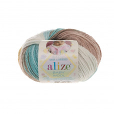 6320 Пряжа Baby Wool Batik 50гр - 175м (Різнокольорова) Alize(Знятий з виробництва)