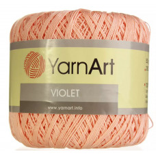 6322 Пряжа Violet 50гр - 282м (Персиковий) YarnArt