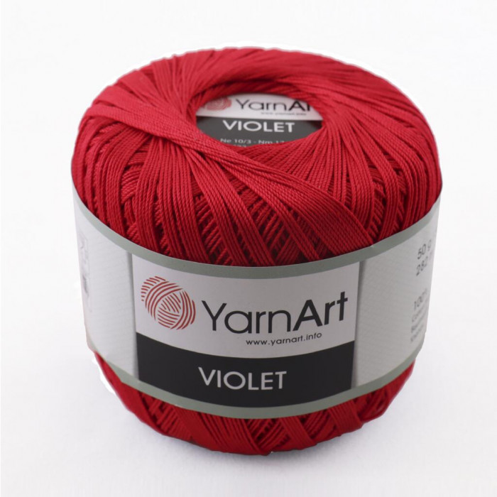 6328 Пряжа Violet 50гр - 282м (Червоний) YarnArt