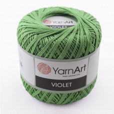 6332 Пряжа Violet 50гр - 282м (Салатовий) YarnArt