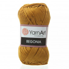 6340 Пряжа Begonia 50гр - 169м (темно-золотий). YarnArt