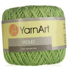 6369 Пряжа Violet 50гр - 282м (Хакі) YarnArt(Знятий з виробництва)