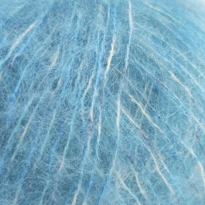 64 Пряжа Adriafil Desiderio, 25г - 160м, блакитний, 55% мохер, 23% вовна екстрафайн, 22% шовк